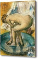 Картина Женщина,купающаяся в тазу
