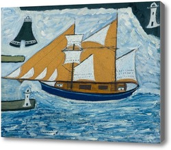 Купить картину Синее судно, 1934