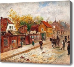 Картина Старая Стокгольмовская улица Норрланд