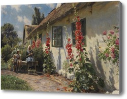Картина Лето в деревне