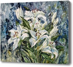 Картина Белых лилий цветы молчаливые...