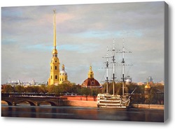 Картина Петропавловская крепость
