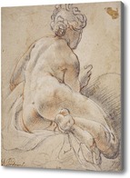 Картина Сидящая обнаженная, 1601