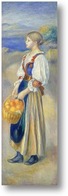 Картина Девочка с корзиной апельсинов