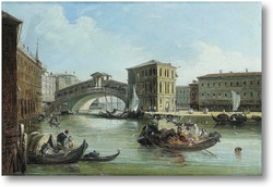 Картина Мост Риальто,Венеция