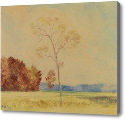 Картина Пейзаж с деревом.