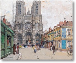 Купить картину Кафедральный собор в Реймсе