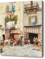 Купить картину Уличная сцена в Неаполе