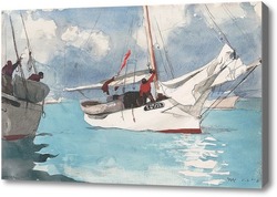 Картина Рыбацкие лодки