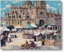 Картина Рыночная площадь.Сеговия.Испания