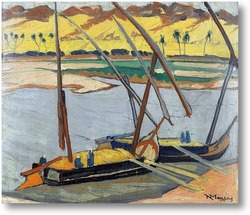 Картина Лодка на Ниле