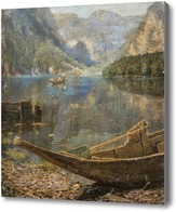 Картина озеро Хальштеттер