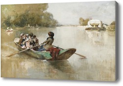 Купить картину Игра на лодках, 1881