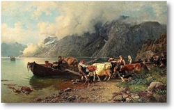 Картина Перемещение Крупного рогатого скота