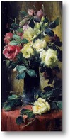 Картина Розы в вазе