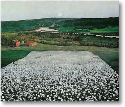 Картина Цветочная поляна на Севере