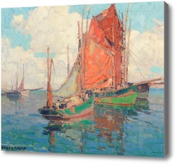 Картина Лодки c тунцом
