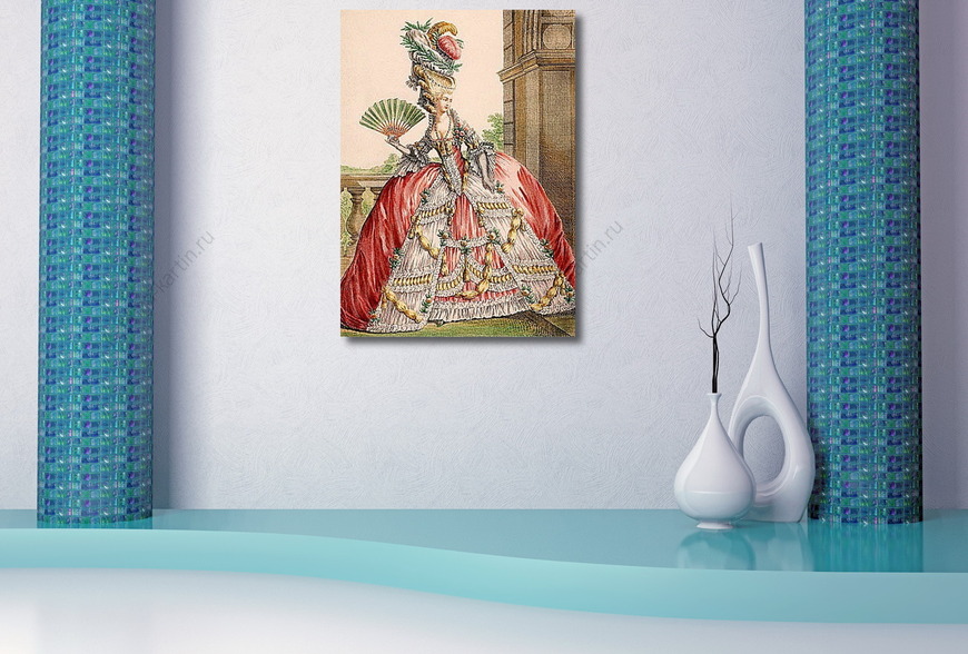 Картина Красавица с веером