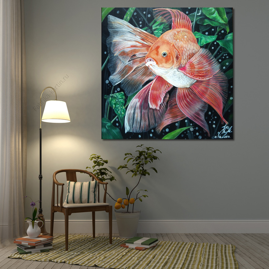 Картина Золотая рыбка.