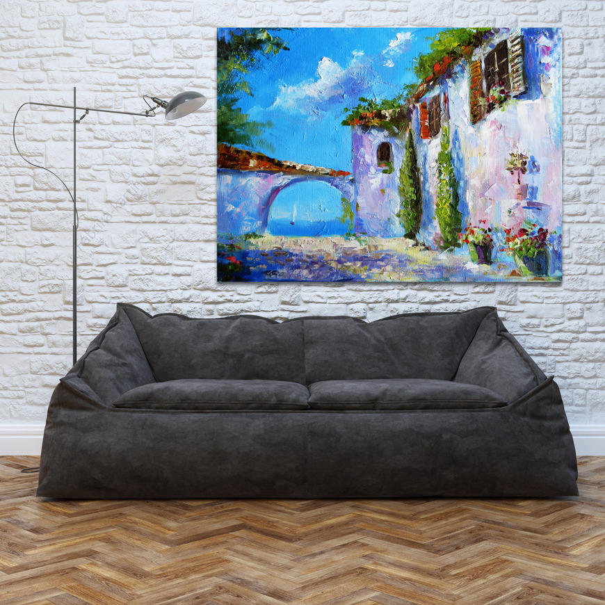 Картина Прованс с видом на море