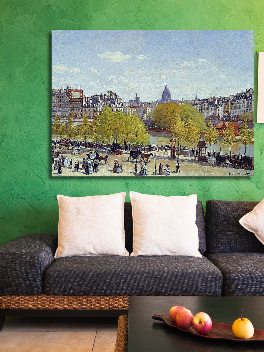 Картина Набережная Лувра
