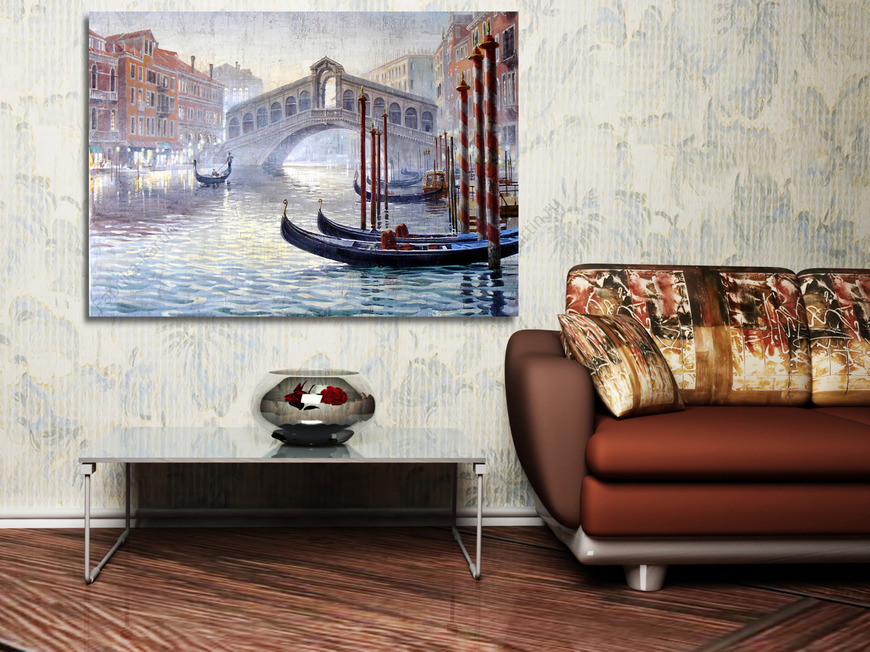 Картина Венеция. Мост 