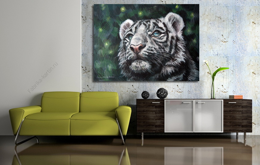 Картина Тигр и светлячки 