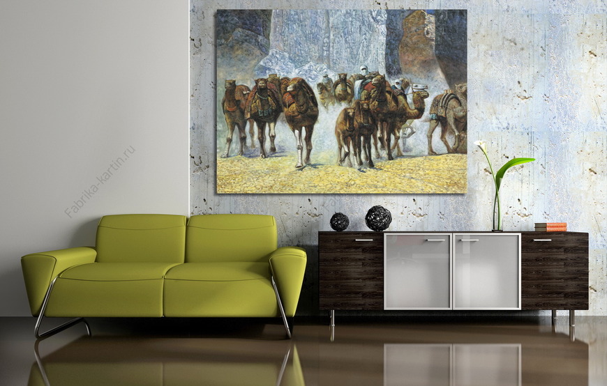Картина Стадо верблюдов