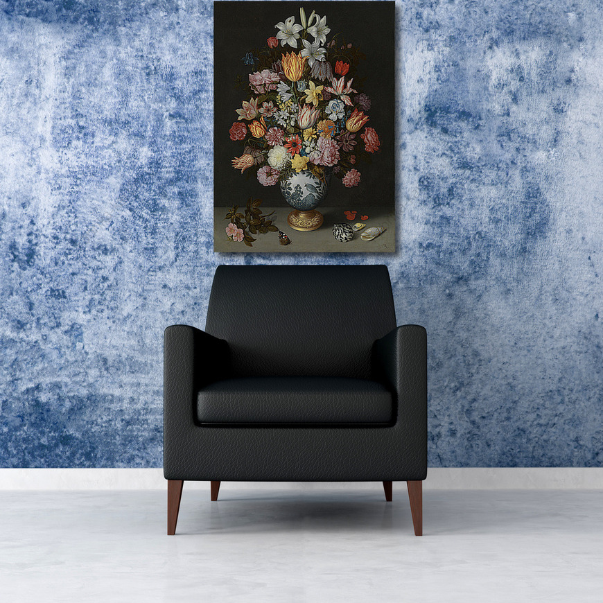 Картина Натюрморт с цветами в Ван-Ли Ваза