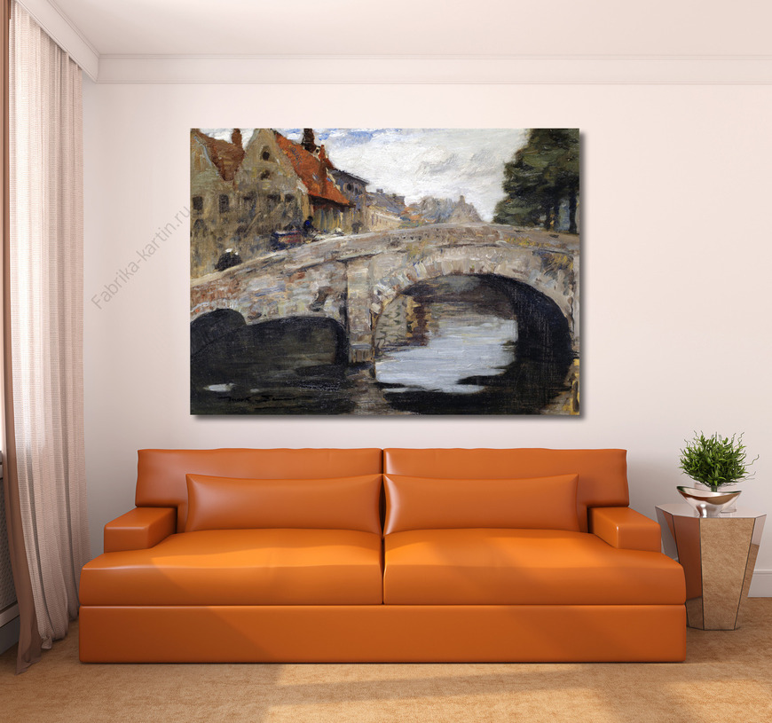 Картина Старый мост в Брюгге