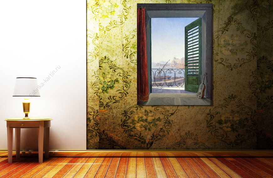 Картина Балкон с видом на Неаполитанский залив