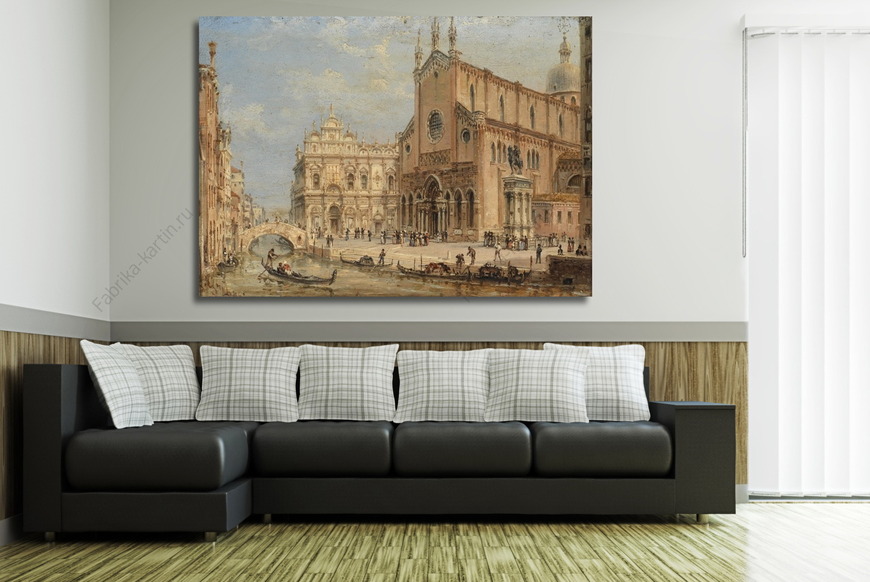 Картина Венеция площадь Сан Джованни и Паоло