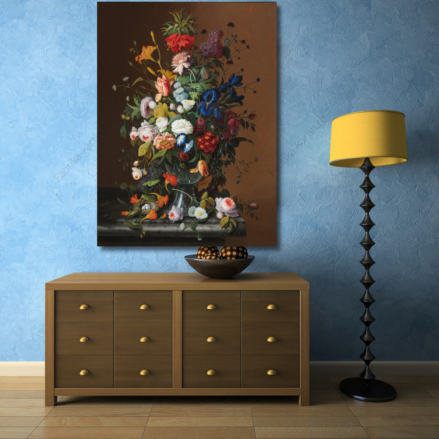 Картина Цветочный Натюрморт с Птичьим гнездом