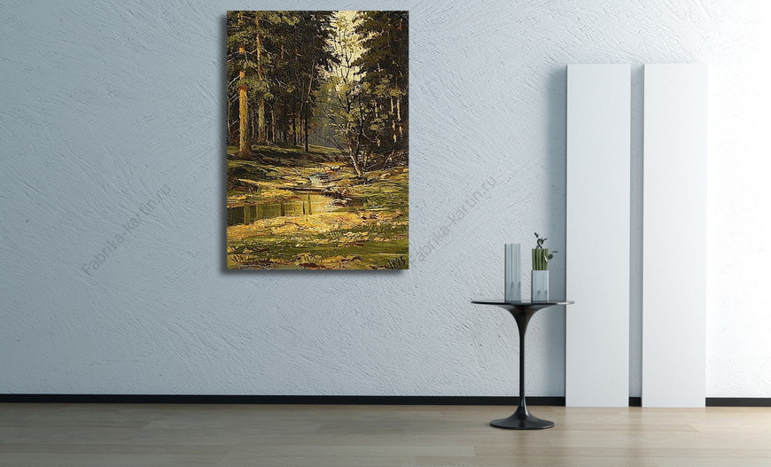 Картина Лесной ручей