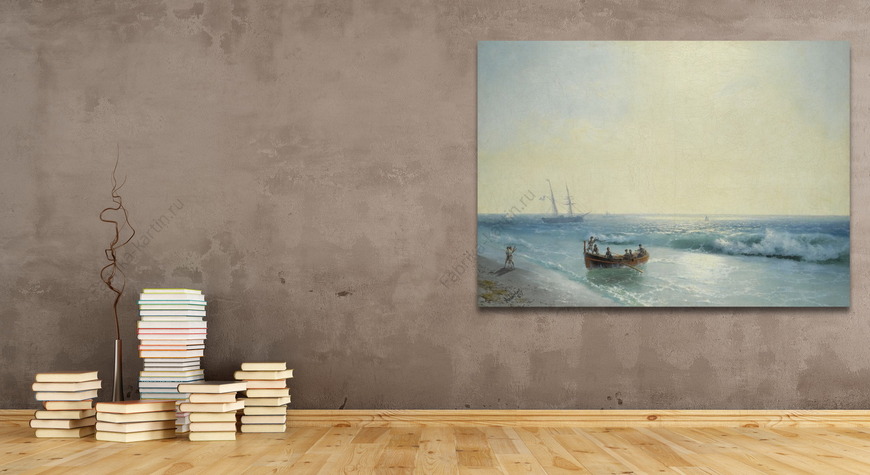 Картина Моряки на берегу