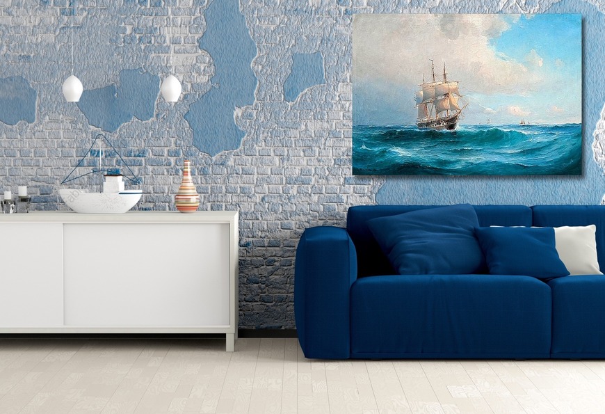 Картина Морской пейзаж, Рикарде Людвиг