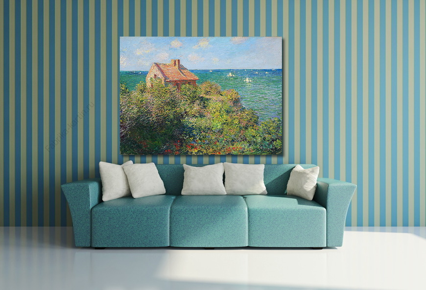 Картина Дом рыбака в Варанжвиле