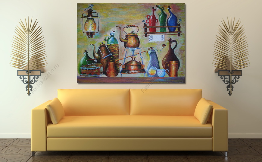 Картина Примус, лампа и другие