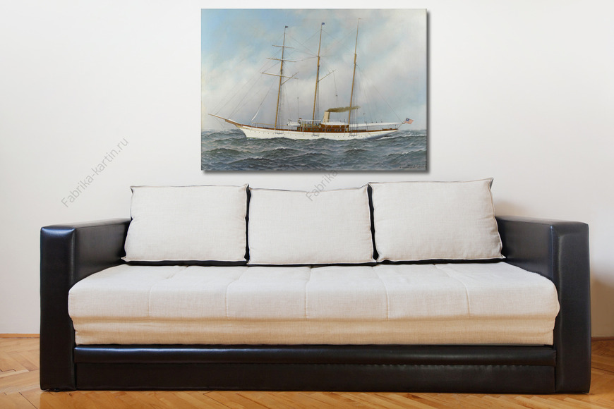 Картина Яхта Султана в море