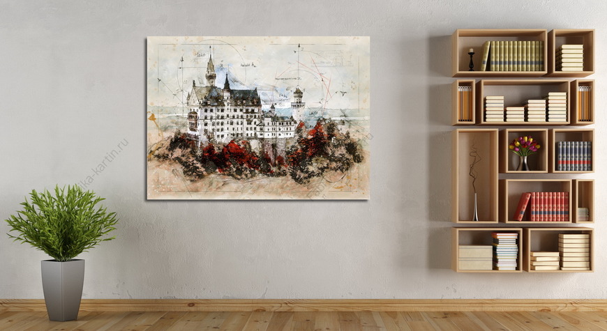 Картина Замок, Германия, Sigmaringen Castle