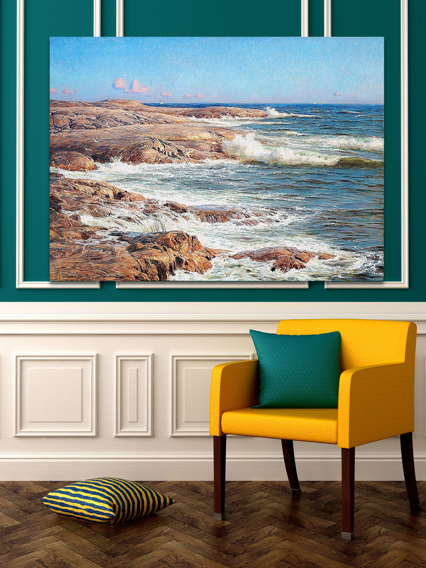 Картина Скалы у моря, Марстранд