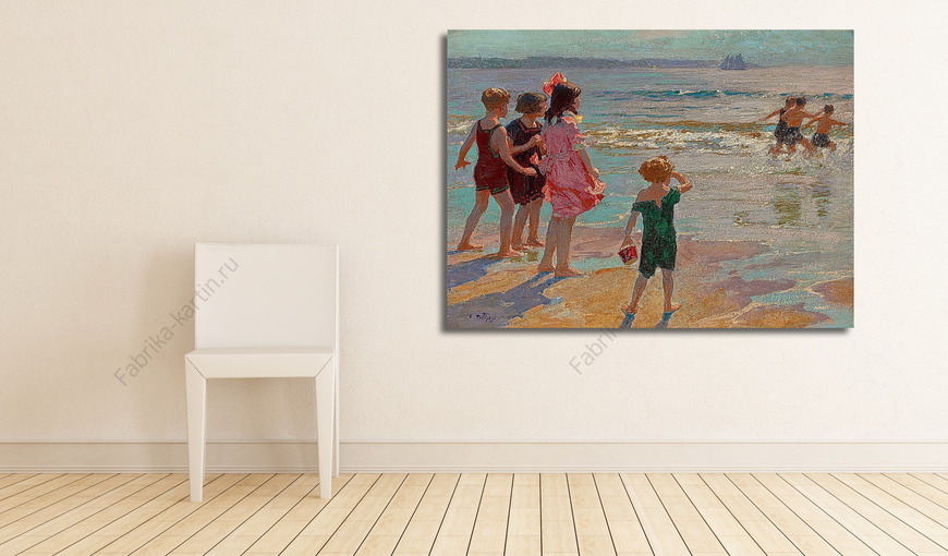 Картина Дети на берегу