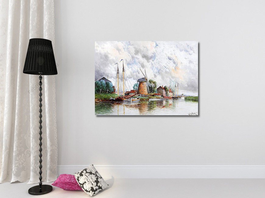 Картина Насосные Мельницы недалеко от Роттердама