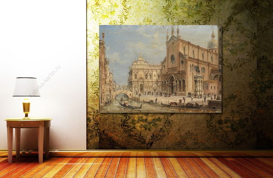 Картина Венеция, Площадь Сан-Джованни и Паоло
