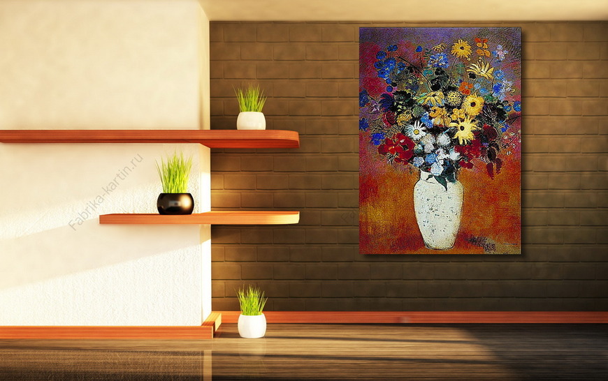 Картина Букет цветов, Редон