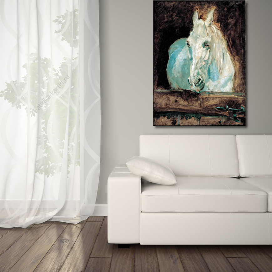 Картина Белая лошадь