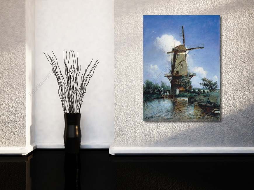 Картина Ветряная мельница в Делфте