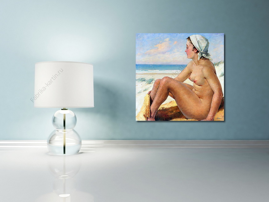 Картина Девушка на пляже