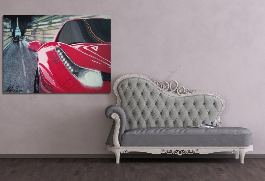 Картина Ferrari 458.