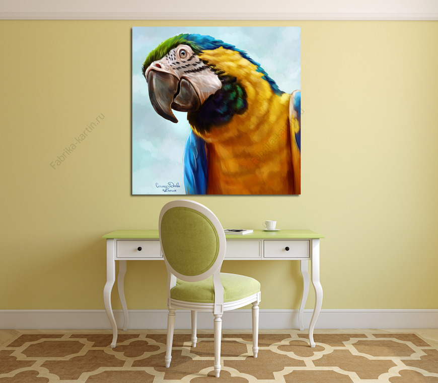 Картина Попугай ара